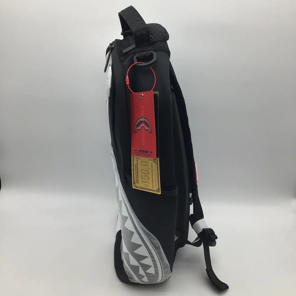 Sprayground Limited Edition Shark Mouth Backpack Black White Shark Central NEW